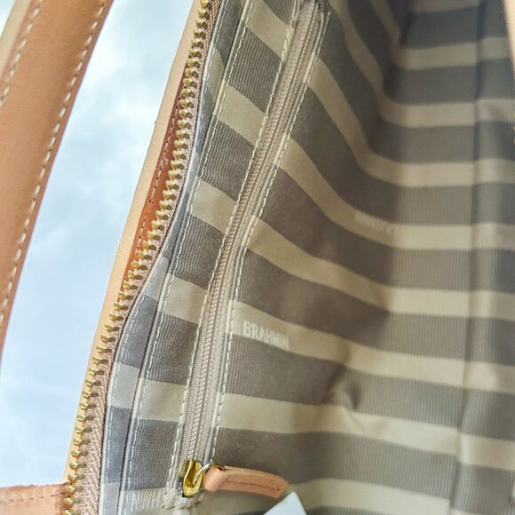 Brahmin Lenox Clutch Natural Nantucket Leather Purse, Originally $298.00 - Picture 14 of 15